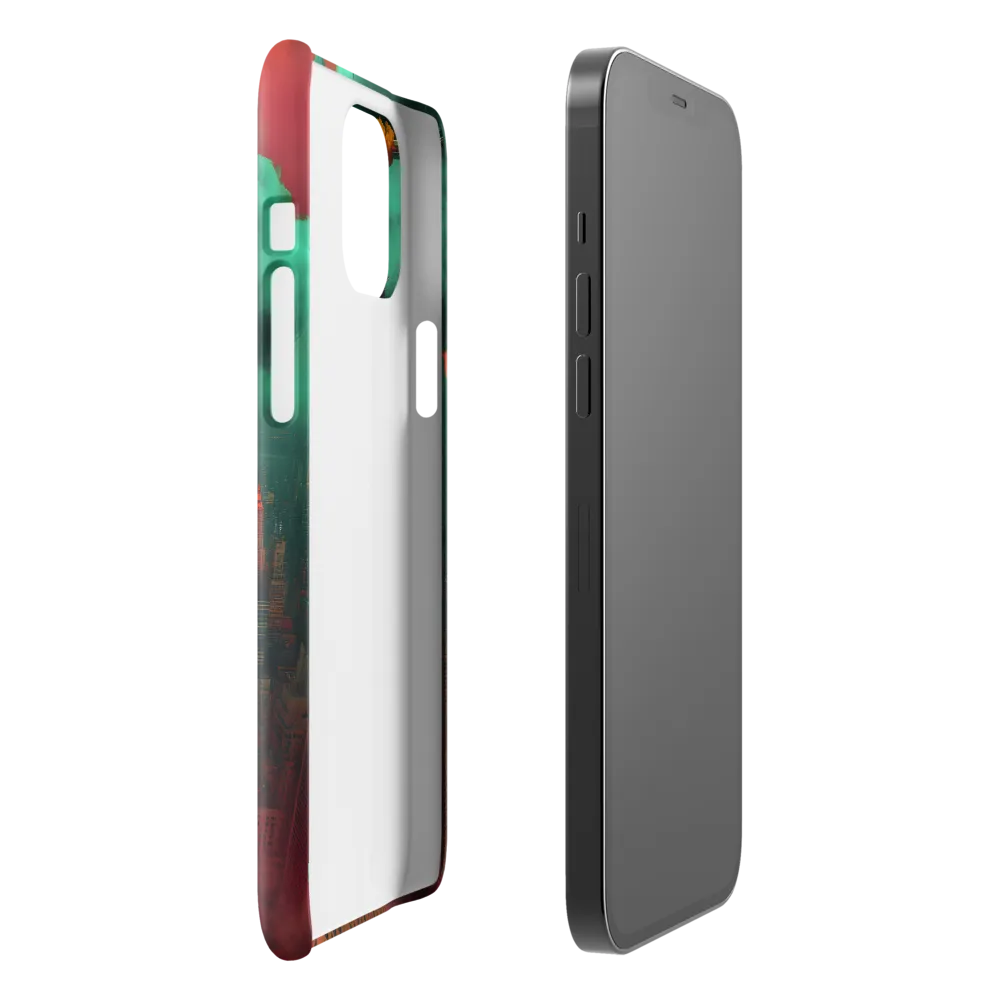 Architectural Dreams: A Surreal Cityscape | Phone Case |  12 Pro Max | Snap Case | Glossy