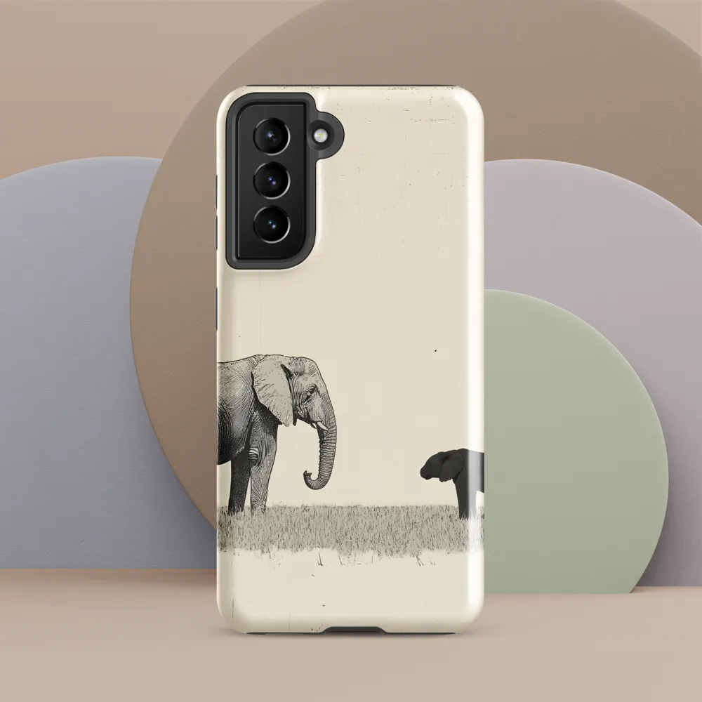 Contrasting Companions | Phone Case |  S21 | Tough Case | Glossy
