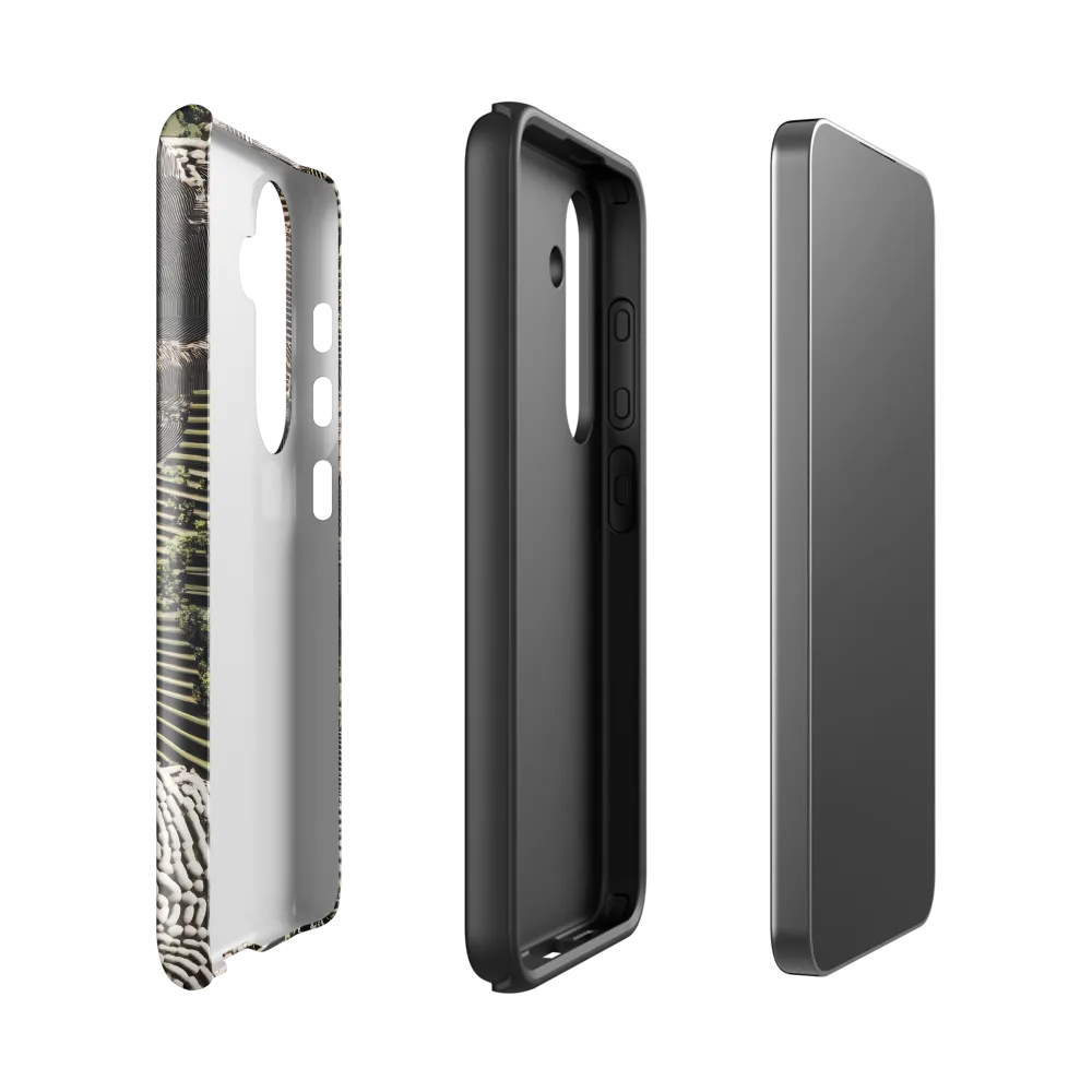 Ethereal Blend of Nature and Humanity | Phone Case |  S24 | Tough Case | Glossy