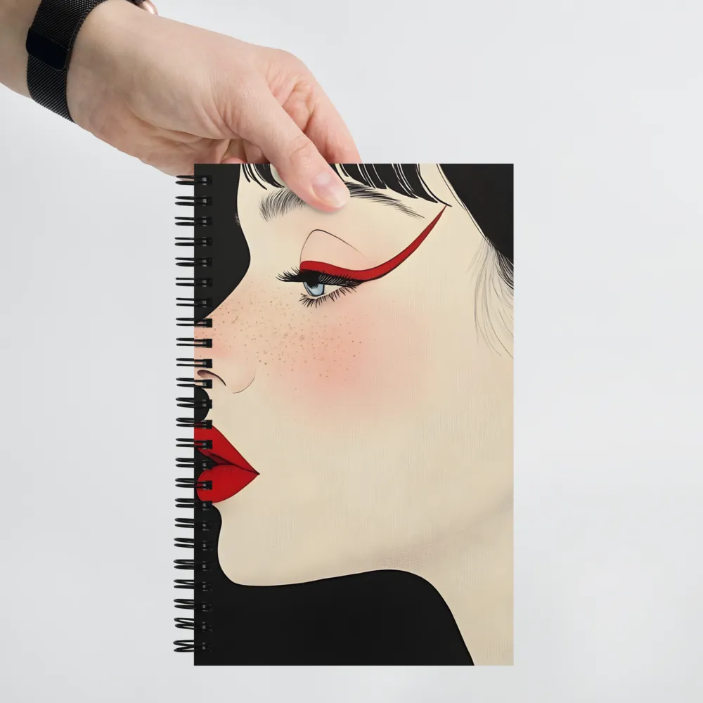 Elegance in Profile | Spiral Notebook