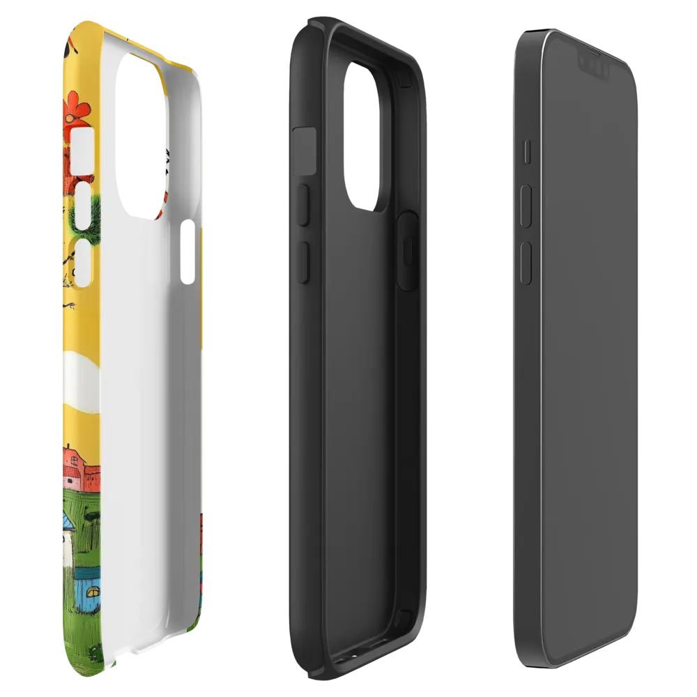 Whimsical Blooms of Life | Phone Case |  13 Pro Max | Tough Case | Matte