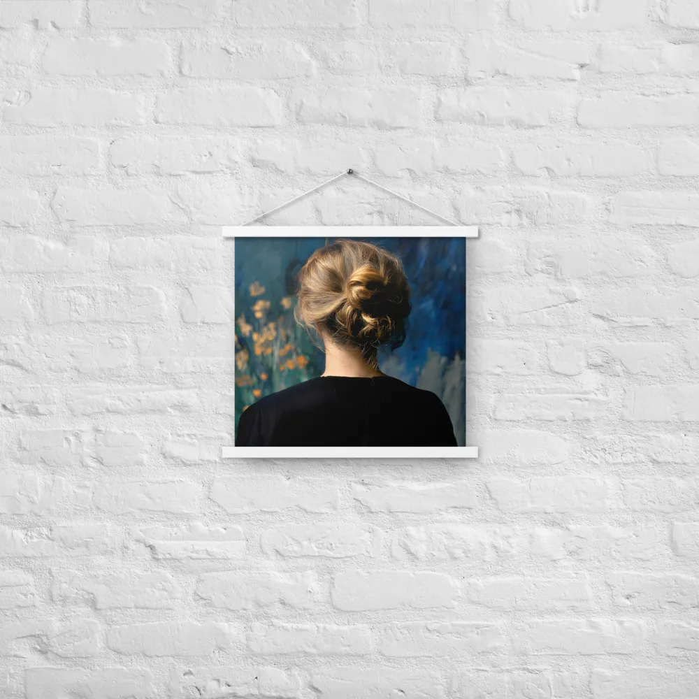 Whispers of Tranquility | Poster With White Wood Hanger | 18″×18″