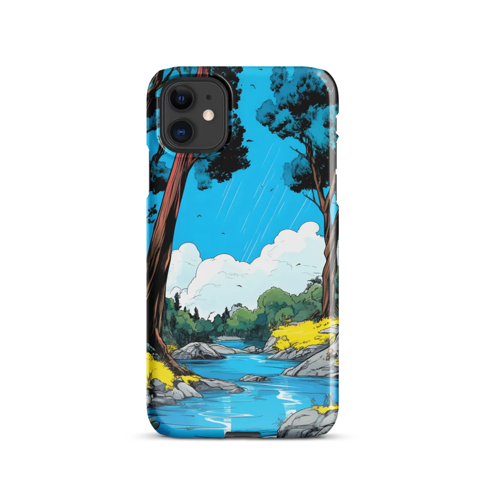 Tranquil River in a Comic Landscape
