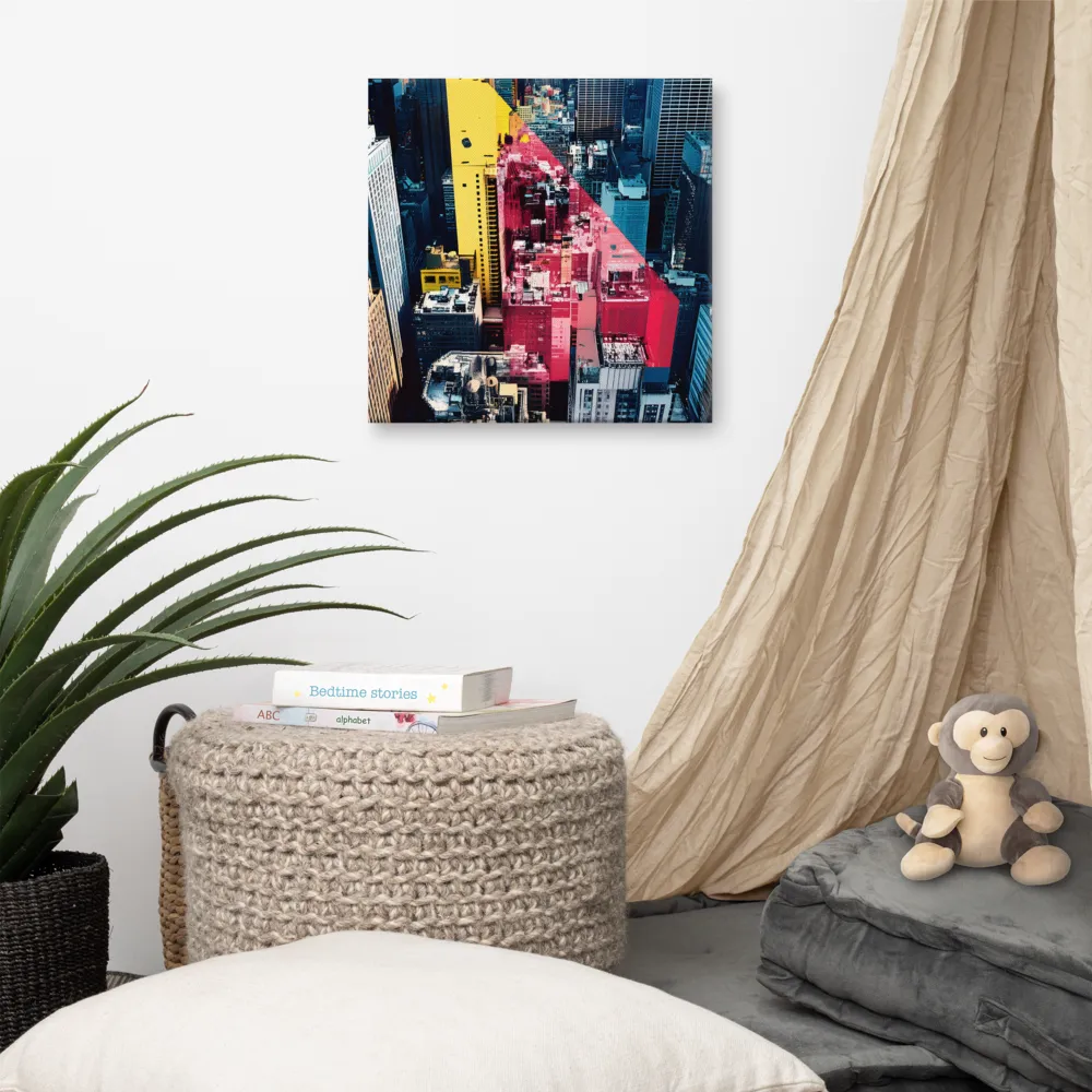 Dynamic Urban Symphony | Canvas | 16″×16″