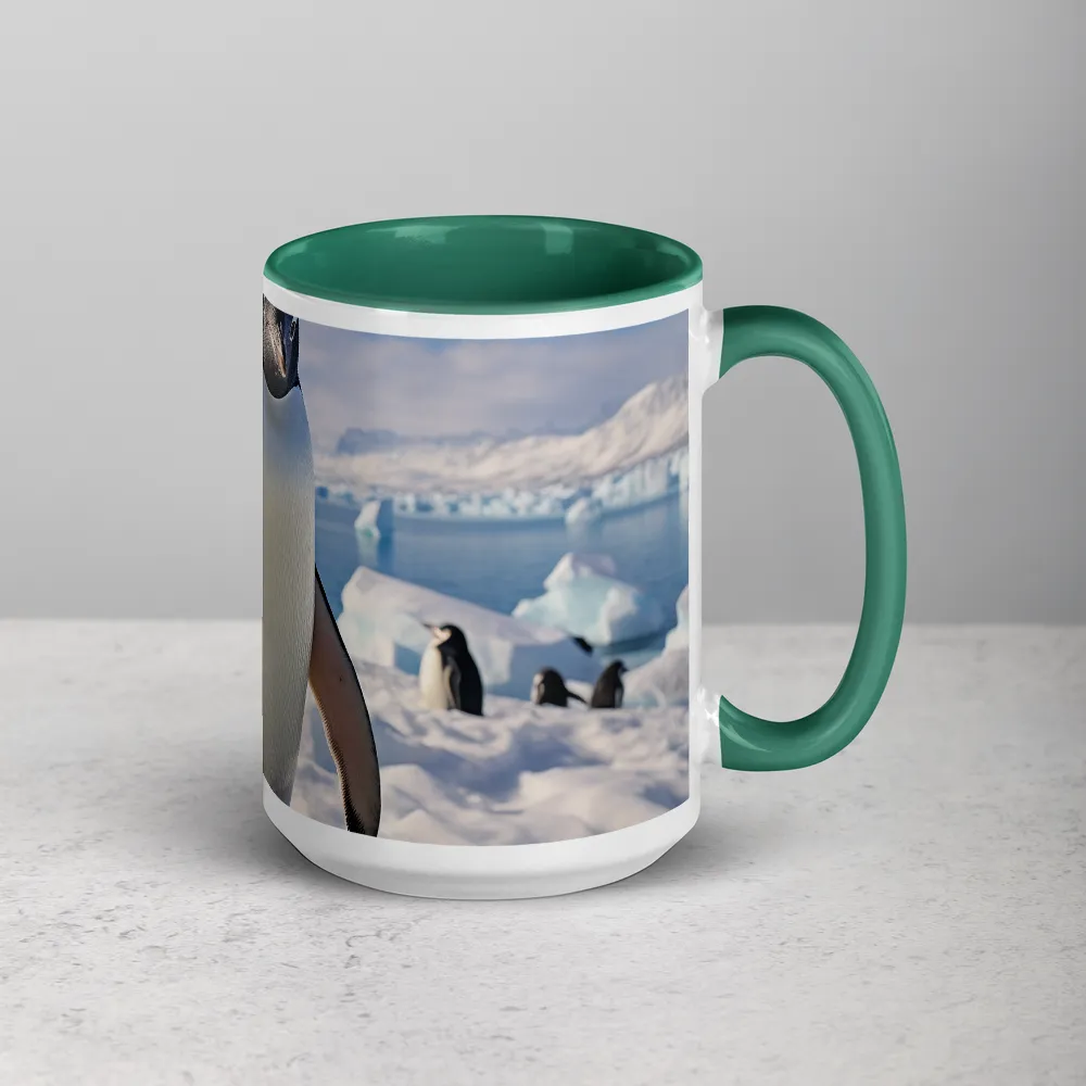 Lone Penguin on Ice | Mug