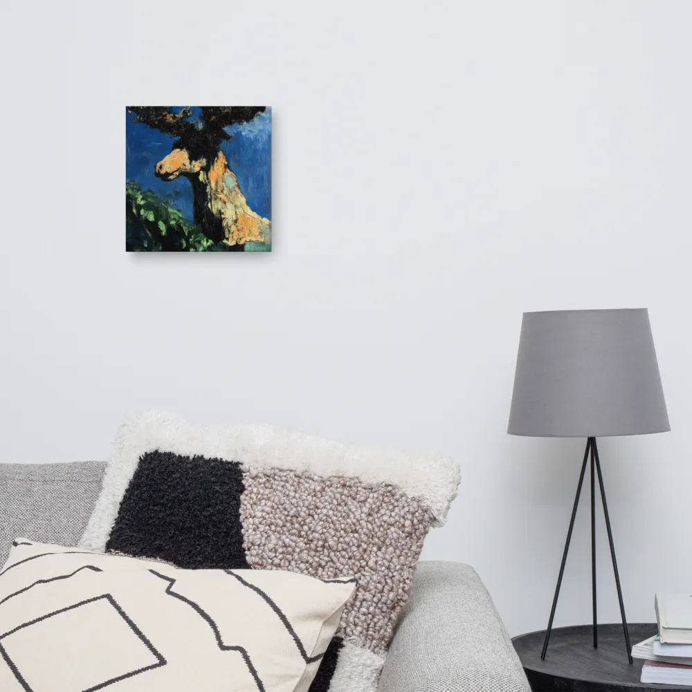 The Majestic Deer in Nature | Canvas | 12″×12″