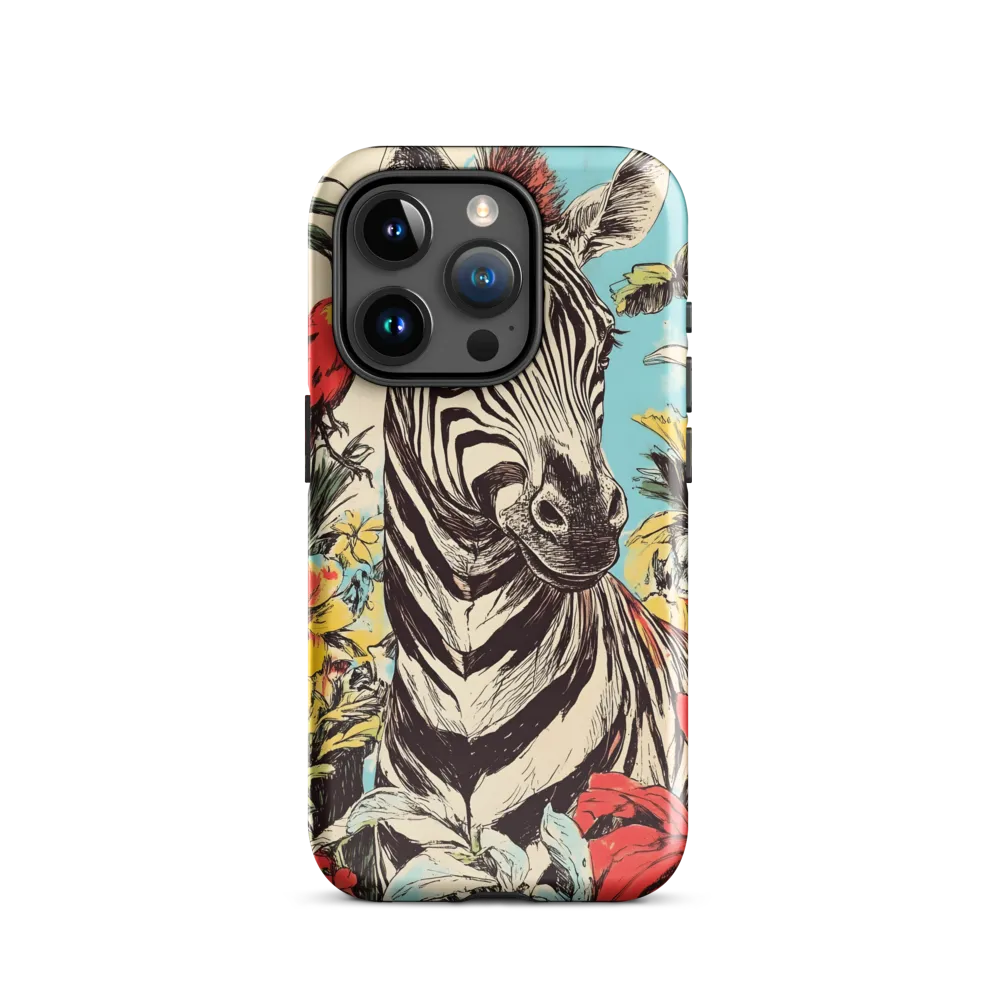 Zebra in Tropical Reverie