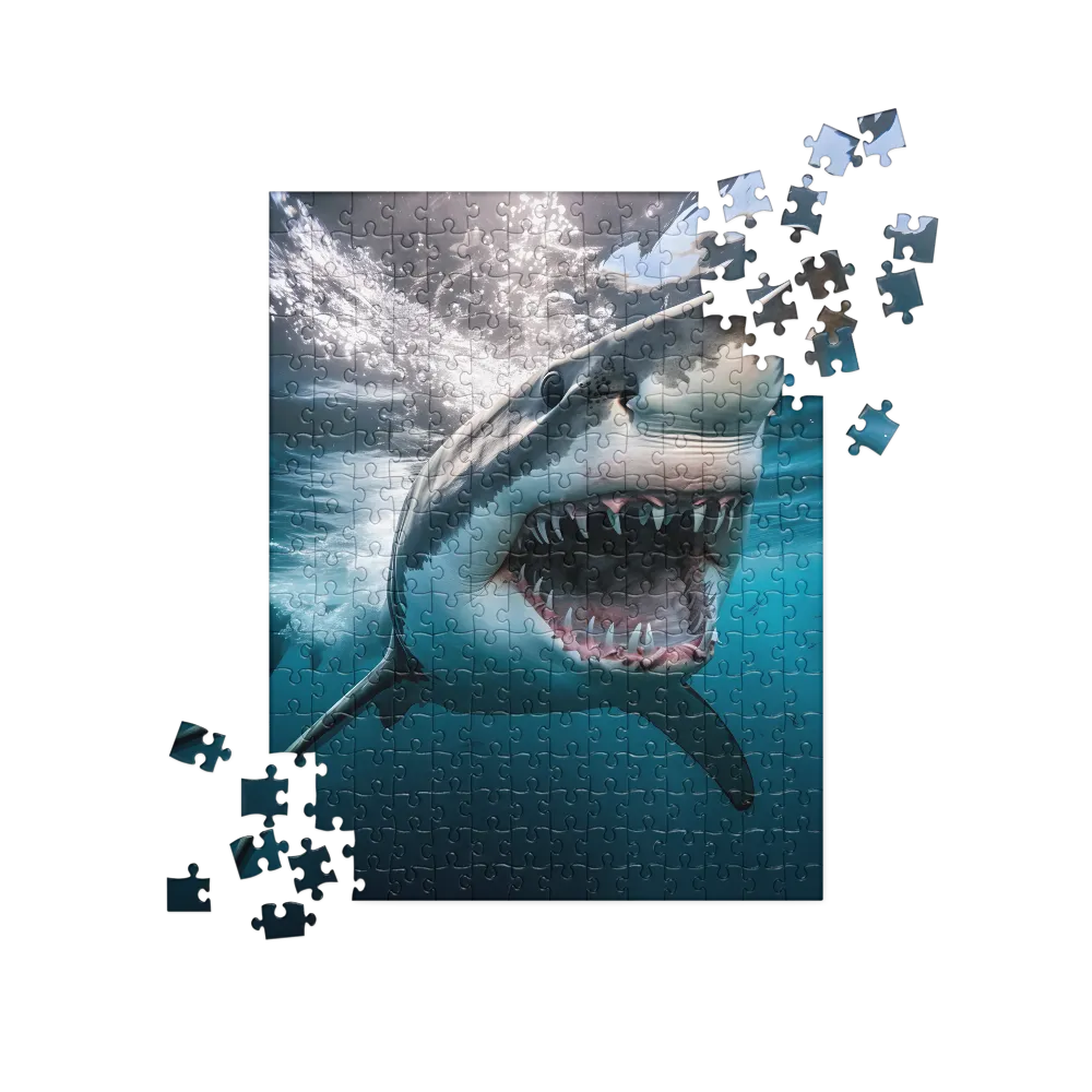 Majesty of the Ocean: The Great White Shark | Jigsaw Puzzle | 252 pieces