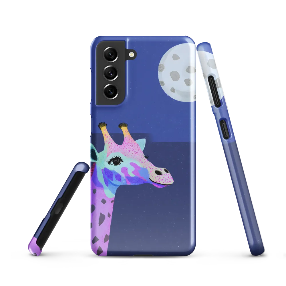 Whimsical Giraffe Under the Stars