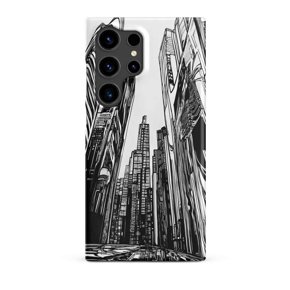 Urban Echoes: A Line Art Journey