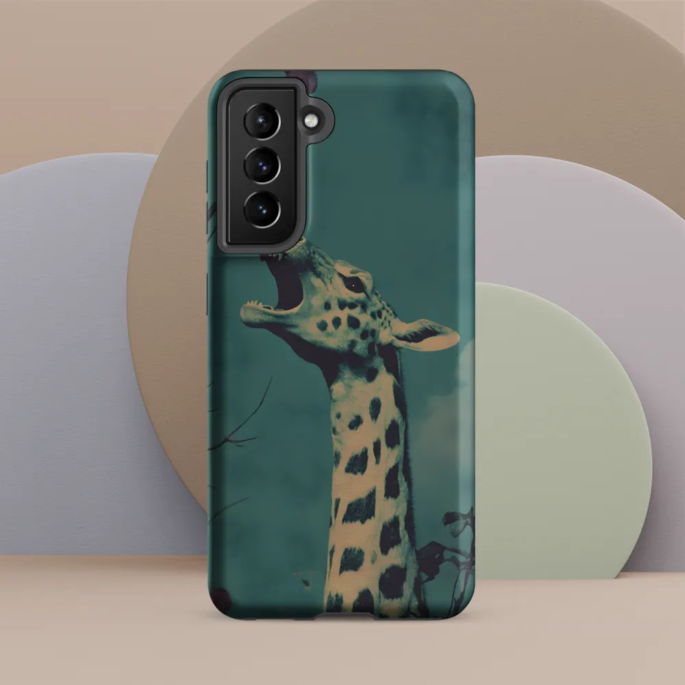 Whispers of the Tall: A Surreal Giraffe Encounter