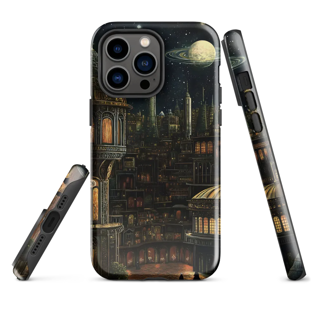 Celestial Enigma: A Surreal Cityscape