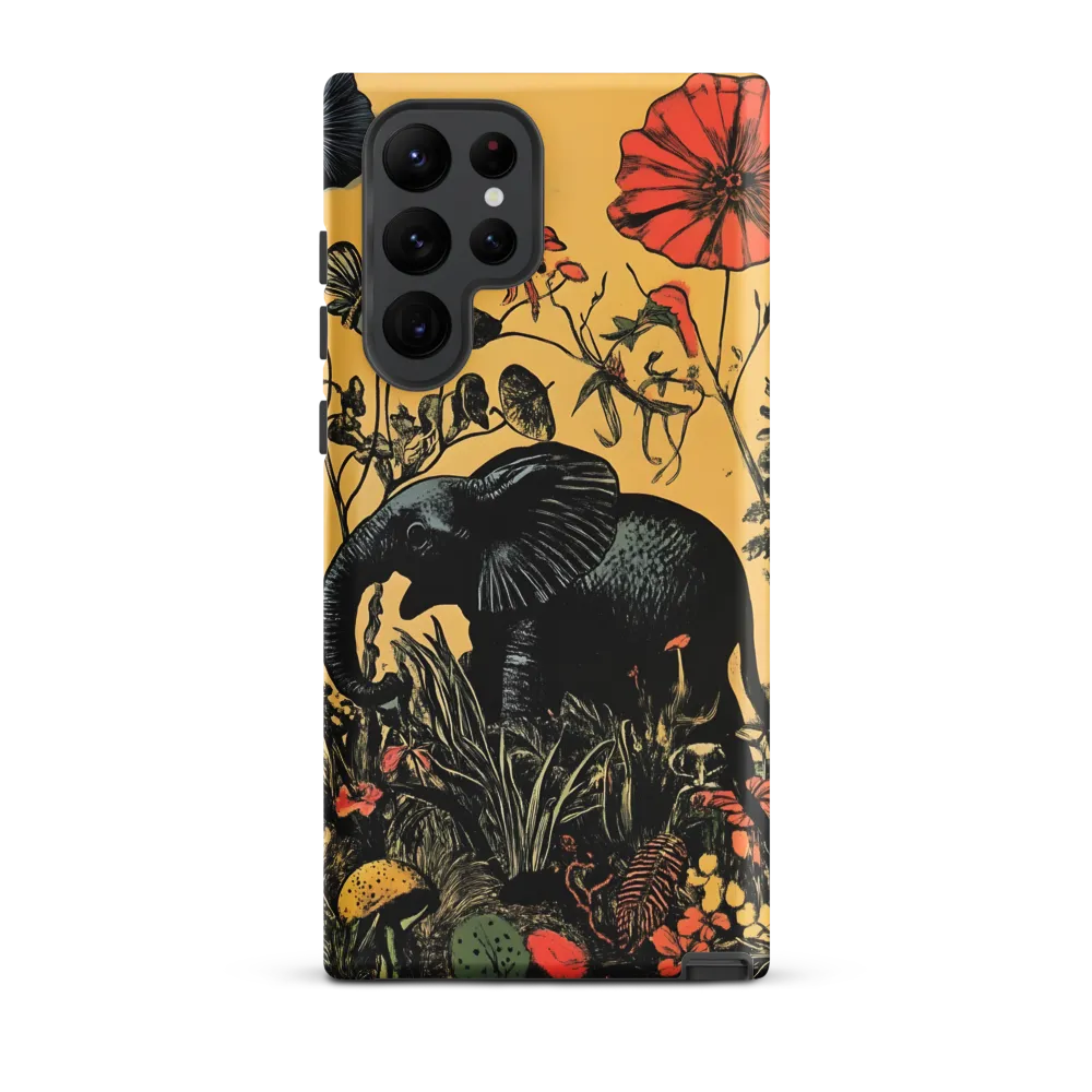 Floral Majesty: The Elephant's Sanctuary