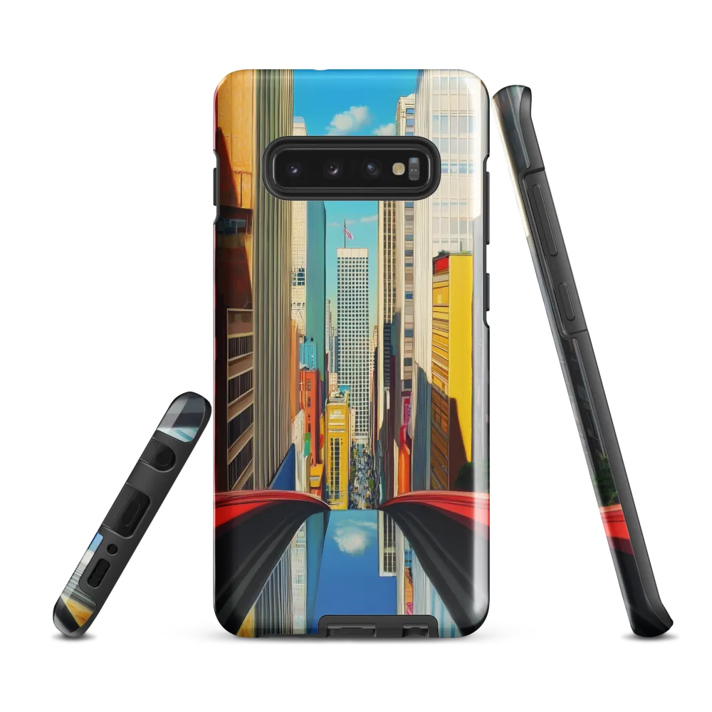 Urban Symphony: A Hyperrealistic Perspective | Phone Case |  S10 Plus | Tough Case | Glossy