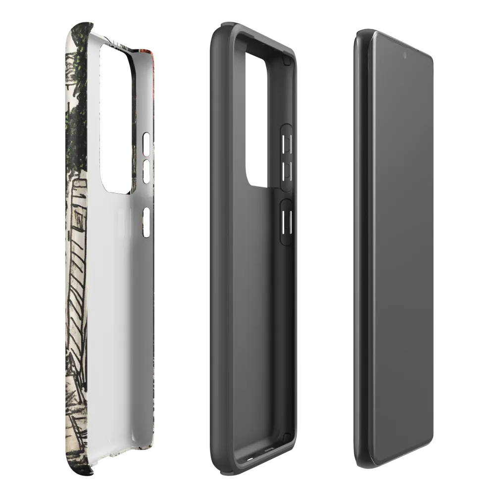 Into the Alleyway: A Journey of Nostalgia | Phone Case |  S21 Ultra | Tough Case | Matte
