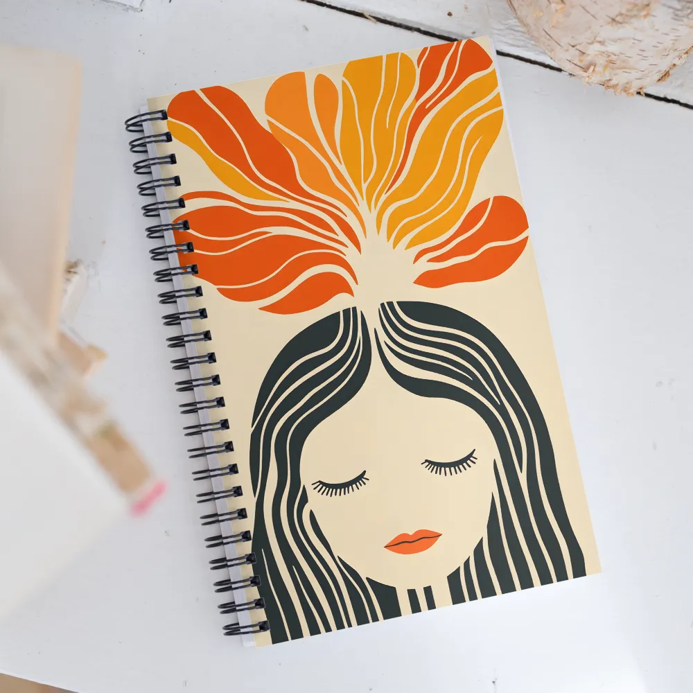 Blossoming Tranquility | Spiral Notebook