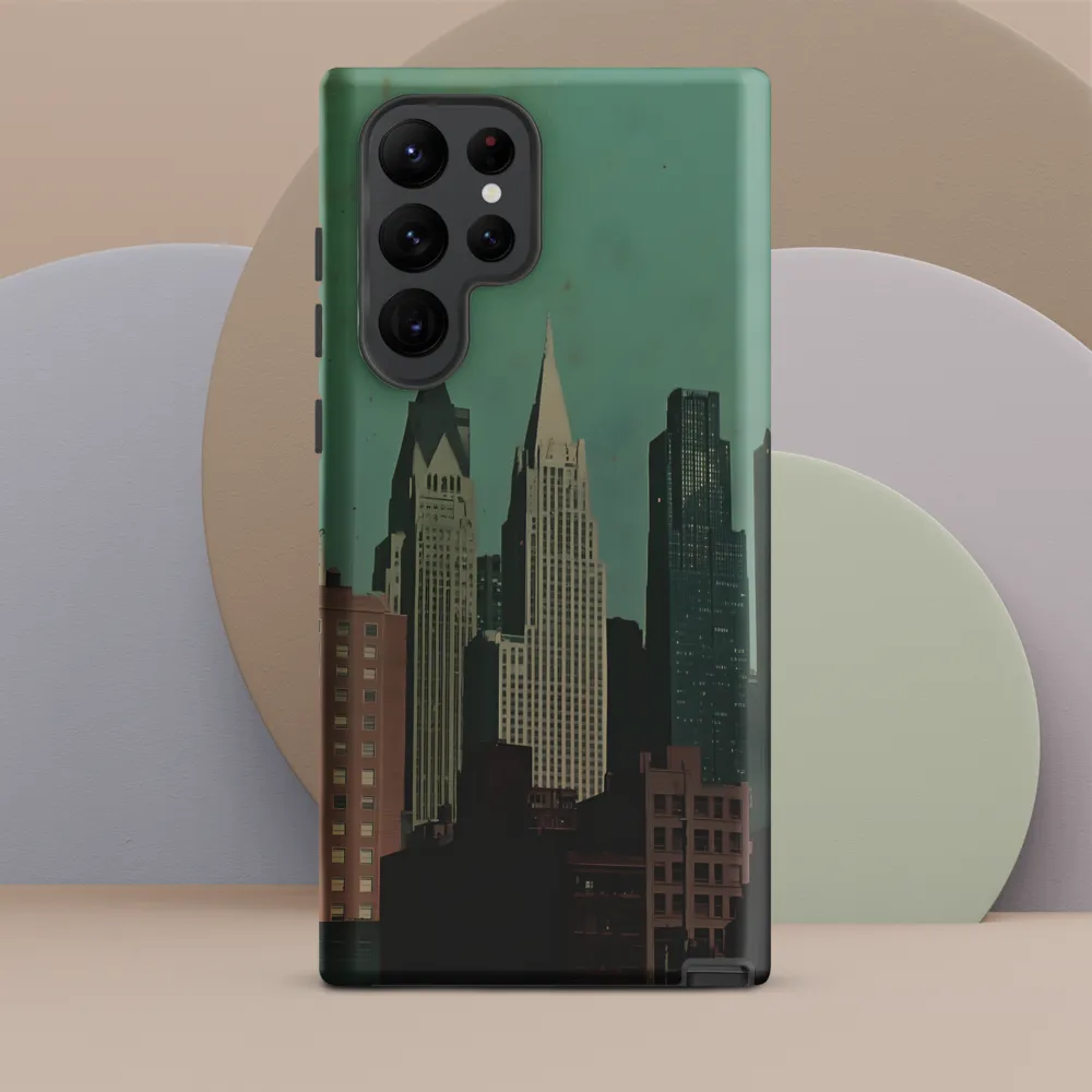Urban Nostalgia: A Retro Cityscape