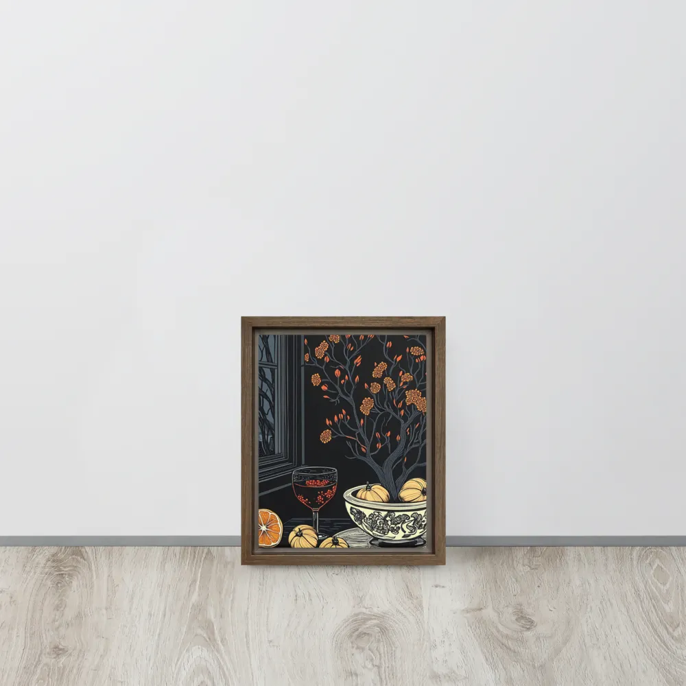 Solitude in Color | Canvas with Brown Frame | 8″×10″