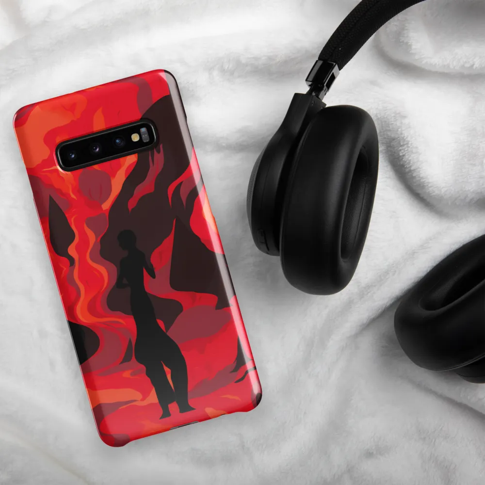 Inferno's Embrace | Phone Case |  S10 Plus | Snap Case | Glossy