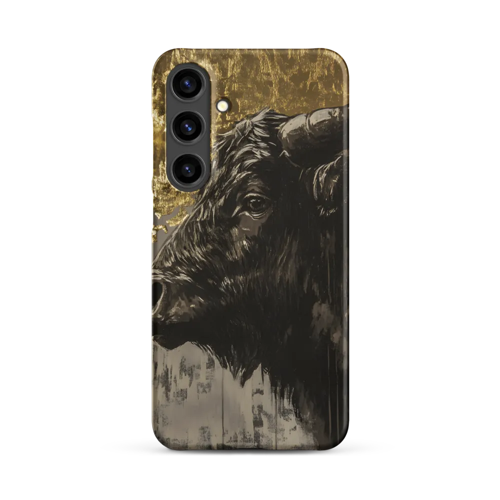 Majestic Bull Against the Golden Horizon