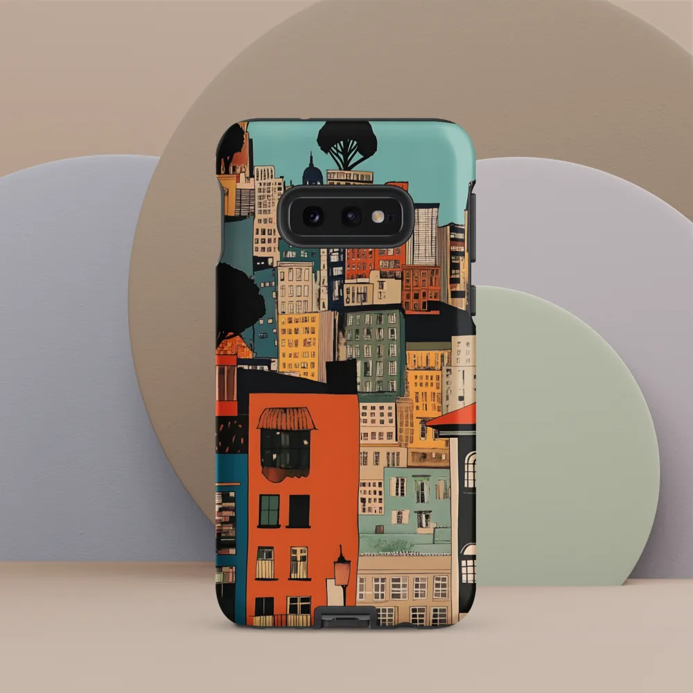 Urban Fusion: A Colorful Cityscape