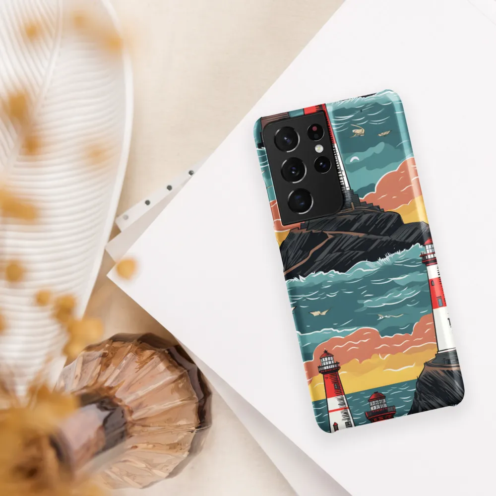 Lighthouses in a Whimsical Ocean