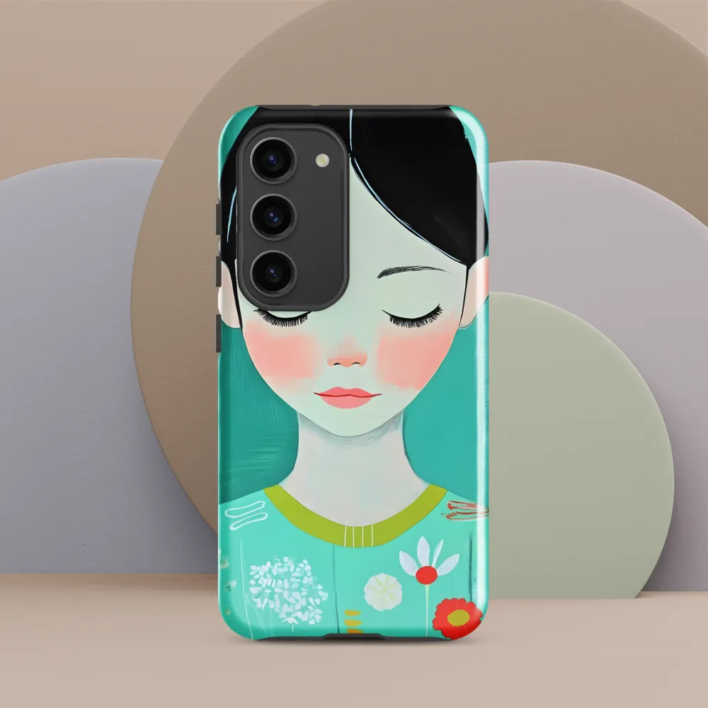 Tranquil Blossom | Phone Case |  S23 | Tough Case | Glossy