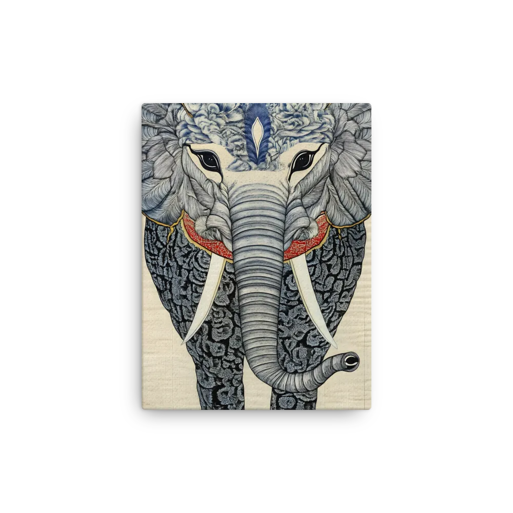 Majesty of the Elephant | Thin Canvas | 9″×12″
