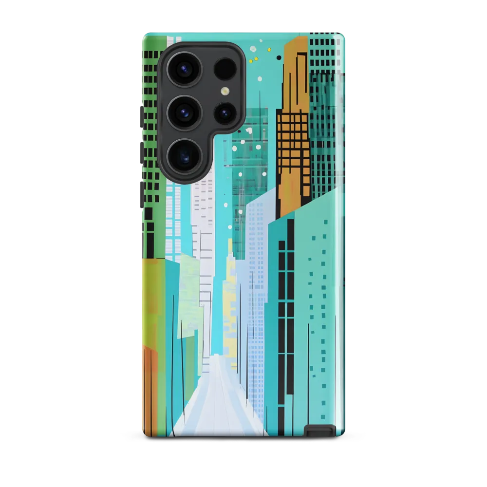 Urban Symphony in Turquoise