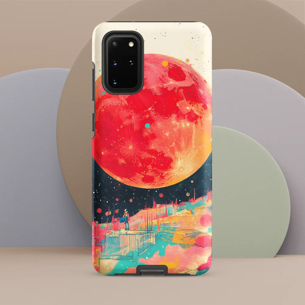 Crimson Dreams: A Lunar Exploration