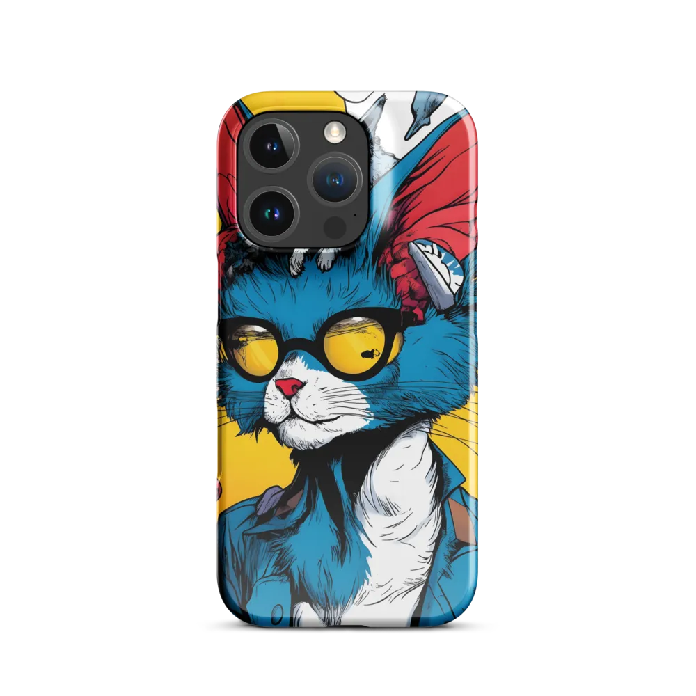 Spectacled Blue — Cat Portrait with Kitten