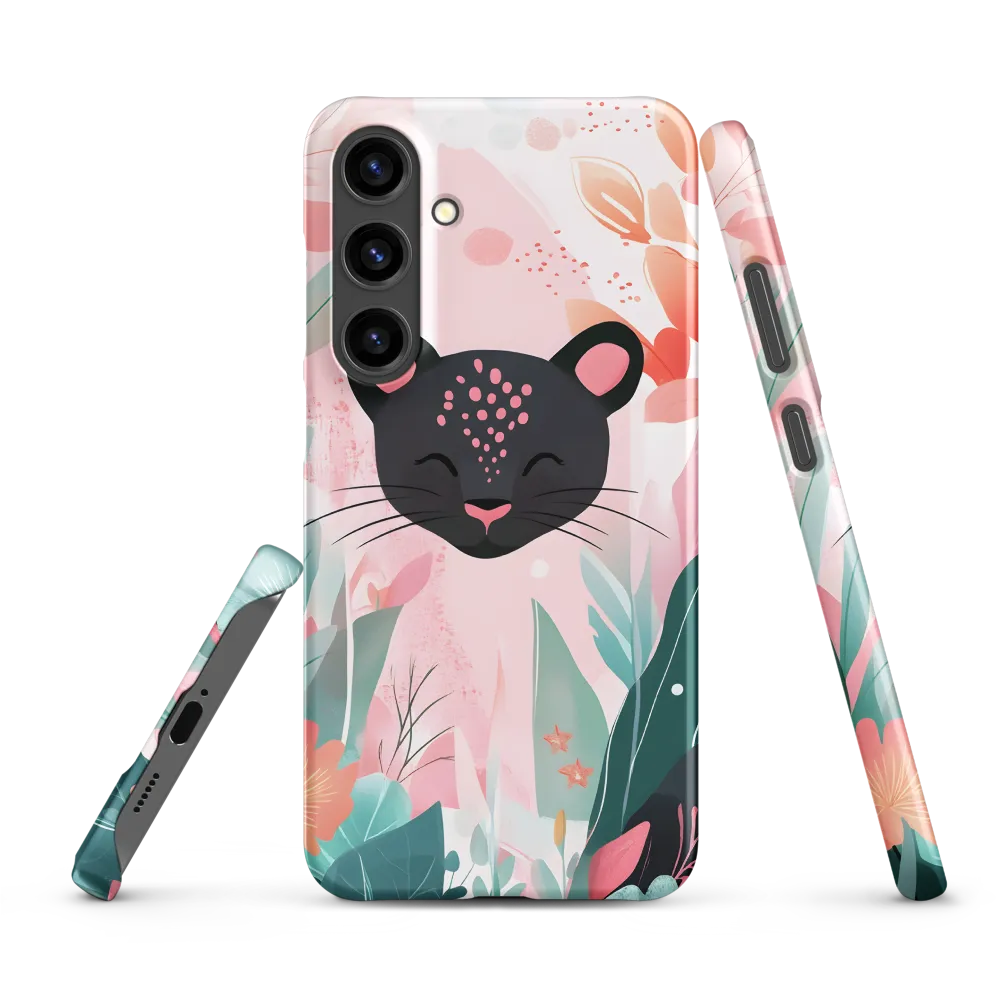 Whimsical Panther in Bloom