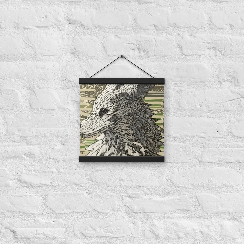 Reflections of the Forest | Poster With Black Wood Hanger | 12″×12″