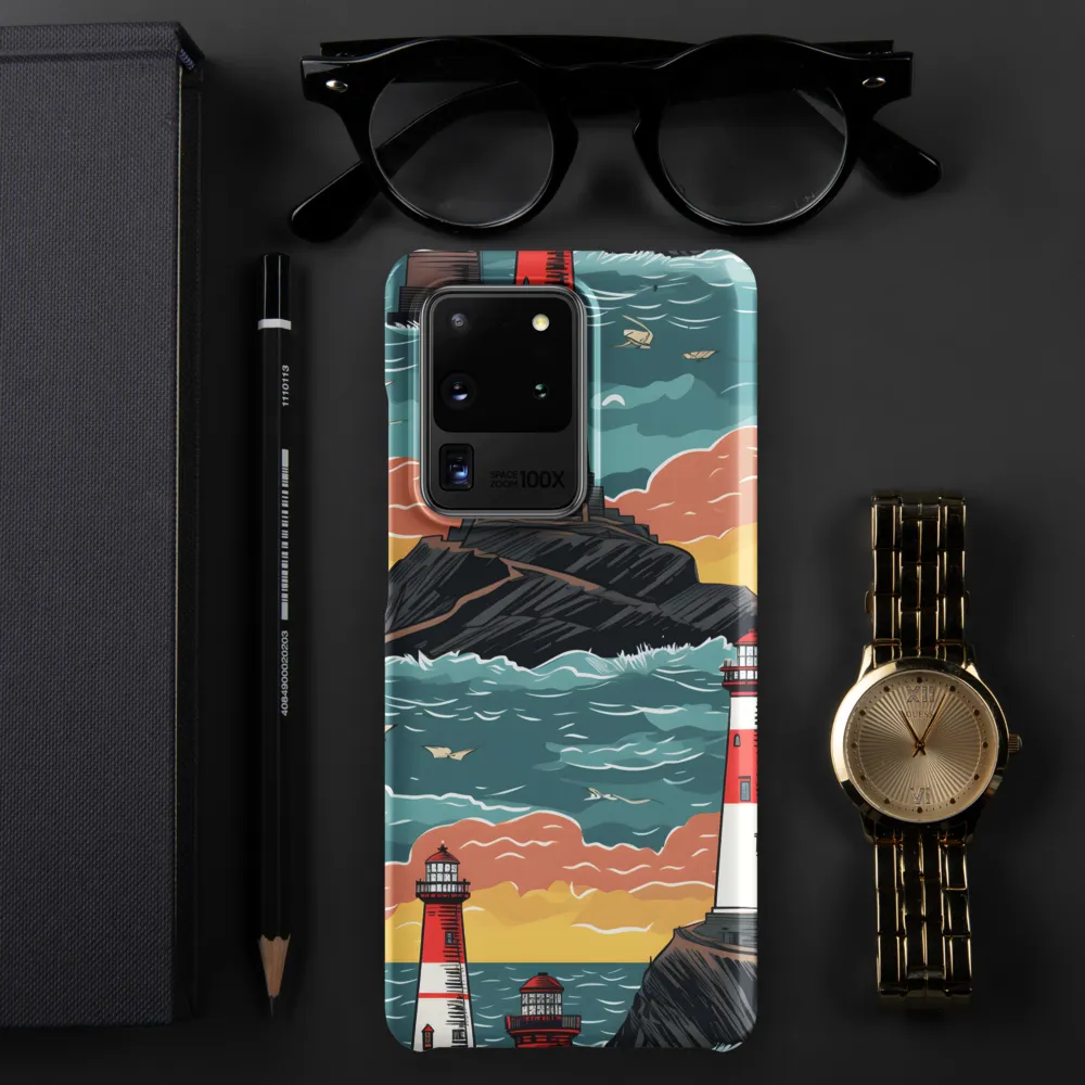 Lighthouses in a Whimsical Ocean