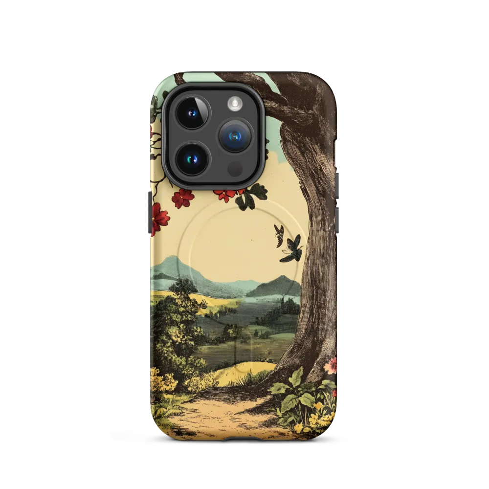 Whispers of a Vintage Landscape | Phone Case |  14 Pro | MagSafe® Tough Case | Matte