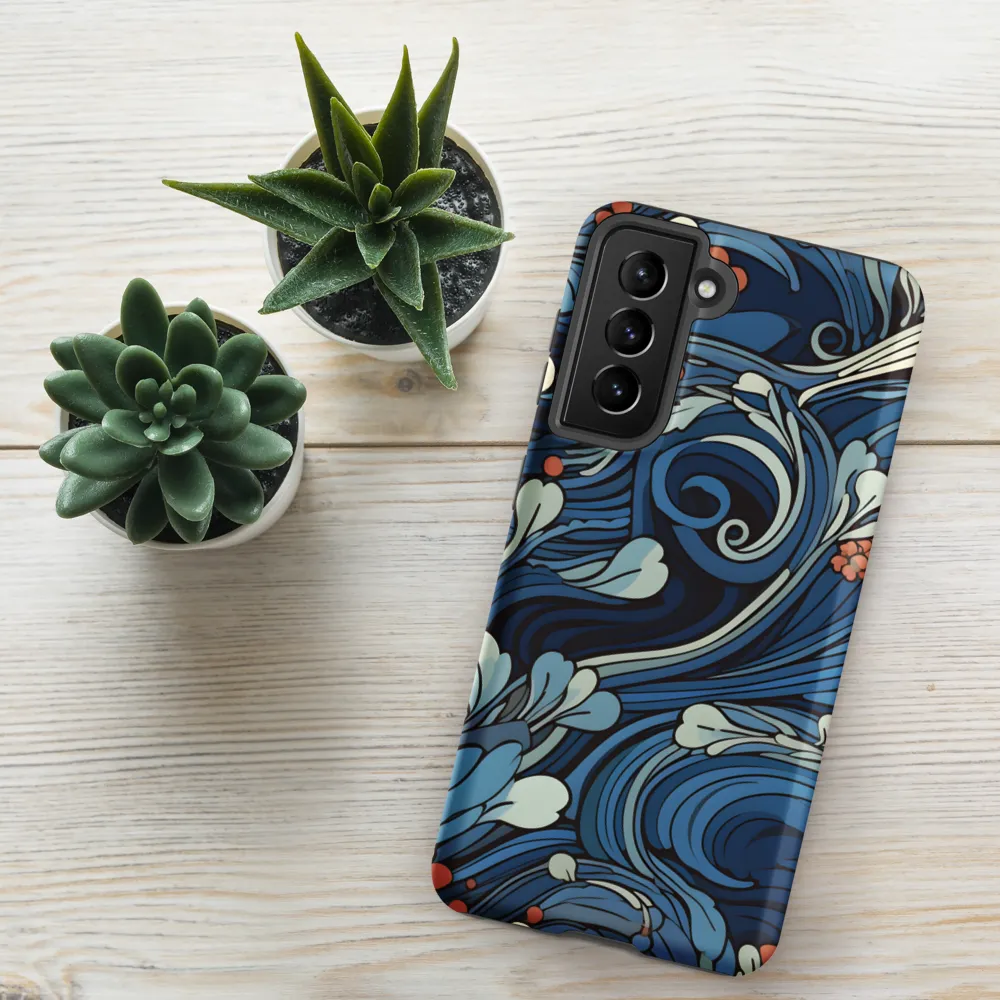 Nature's Elegance: An Oceanic Tapestry | Phone Case |  S21 FE | Tough Case | Matte