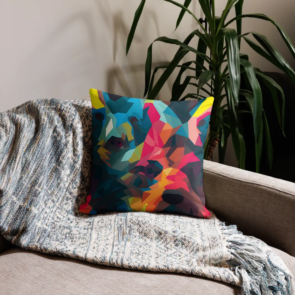 The Colorful Essence of Bears | Pillow | 18″×18″