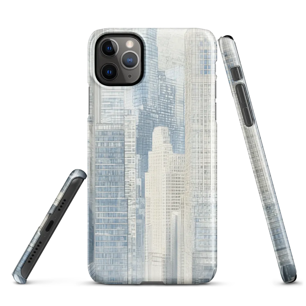 Urban Serenity: A Modern Cityscape | Phone Case |  11 Pro Max | Snap Case | Glossy