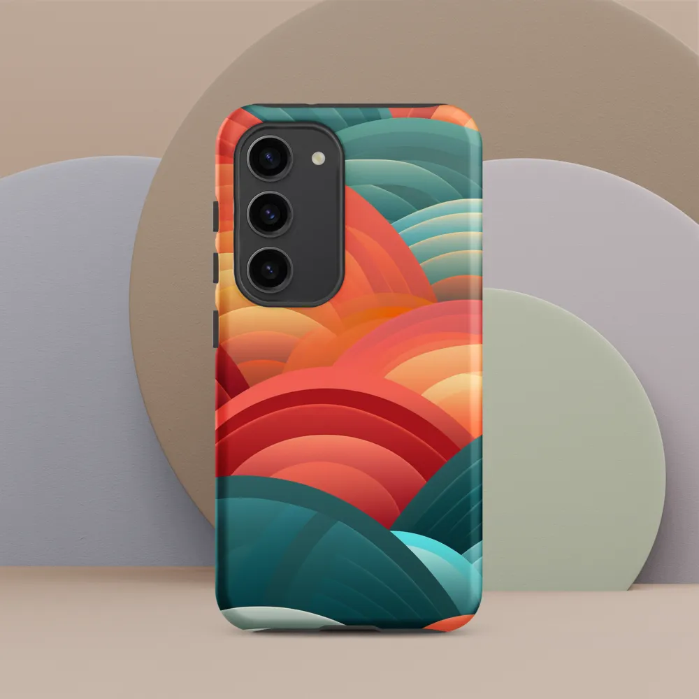Rhythms of the Waves | Phone Case |  S23 | Tough Case | Matte