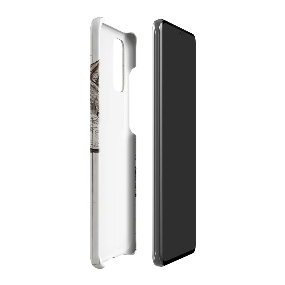 Geometric Harmony: The Essence of Wolves | Phone Case |  S20 Plus | Snap Case | Glossy