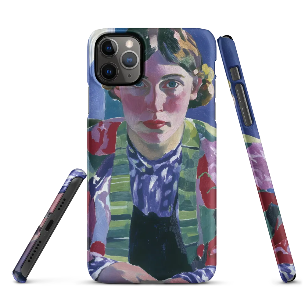 Vibrant Gaze: A Modernist Portrait