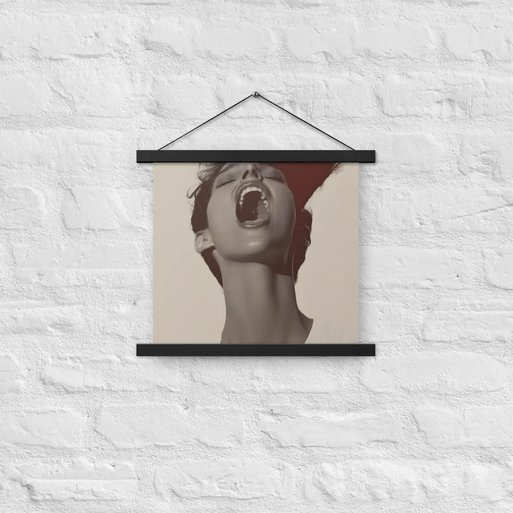 Echoes of Emotion | Poster With Black Wood Hanger | 14″×14″