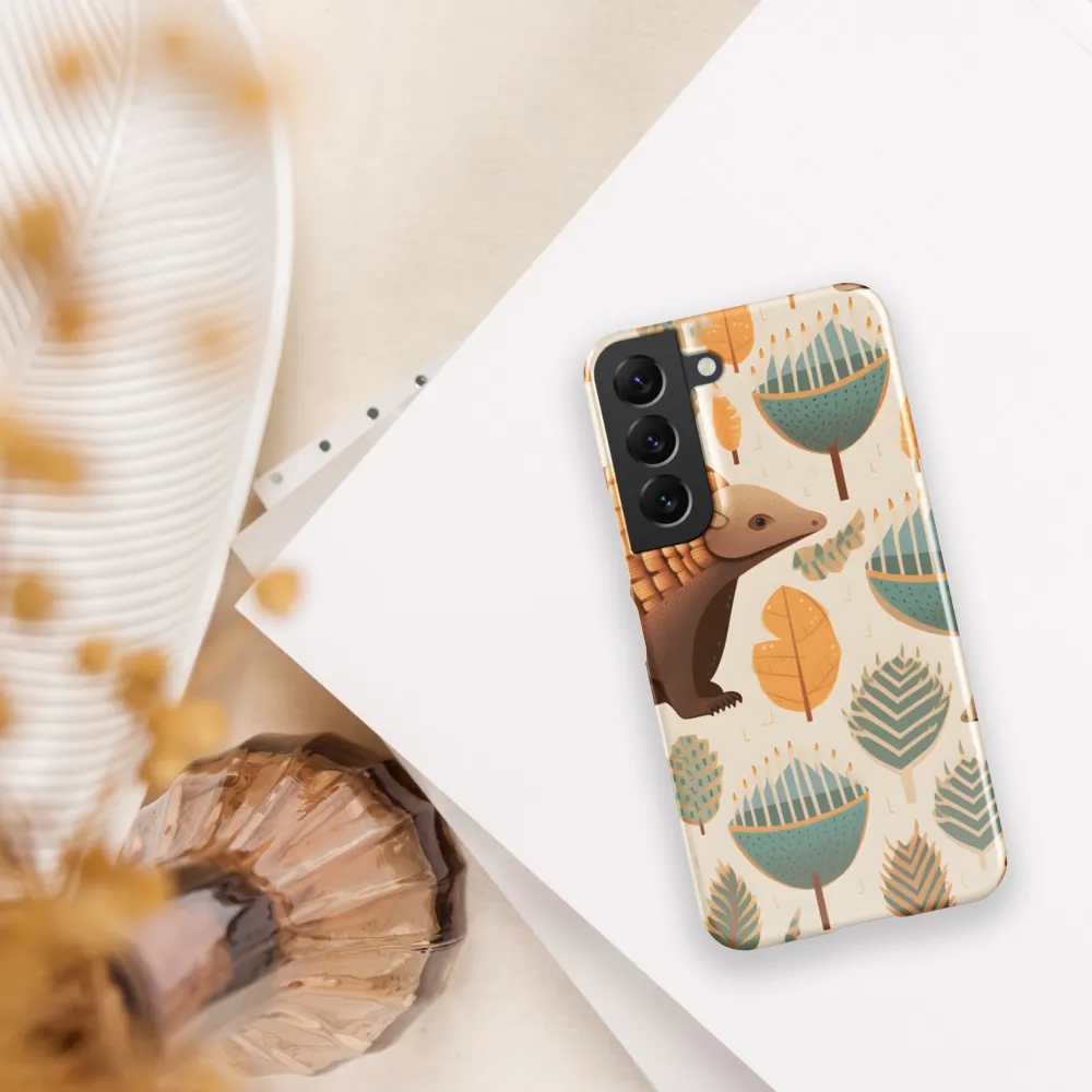 Pangolins in a Whimsical Habitat