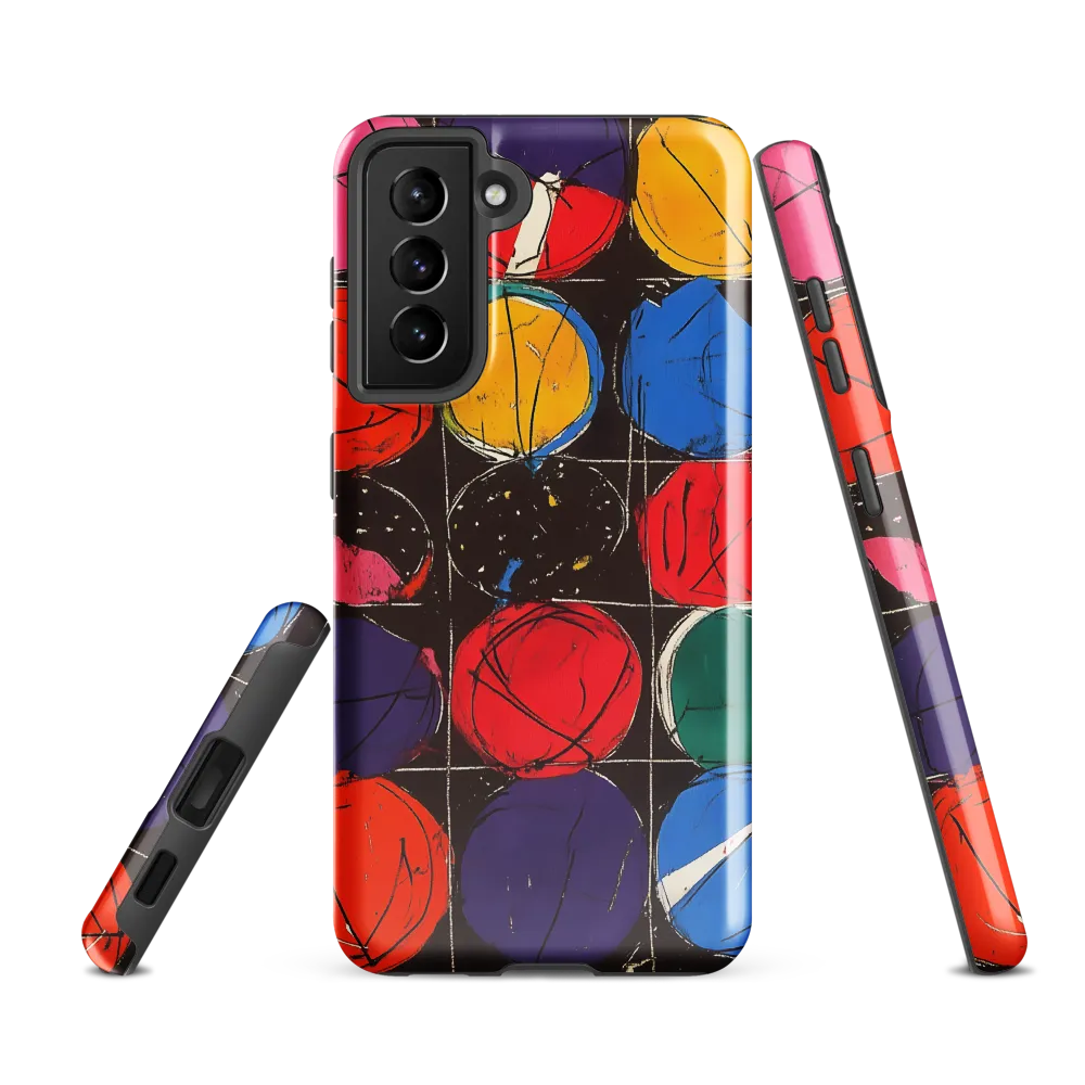 Colorful Circles in Abstract Harmony