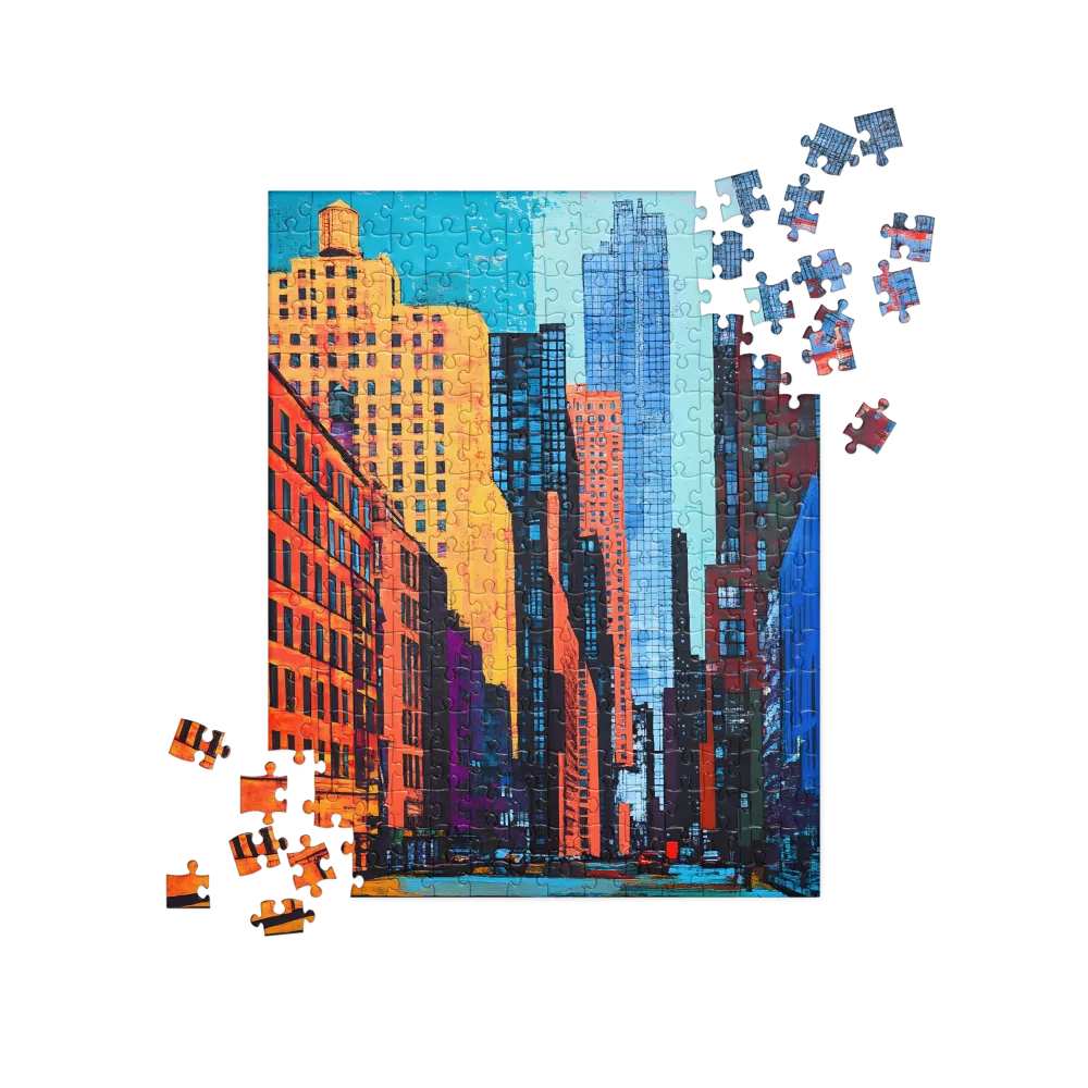 Vibrant Urban Horizons | Jigsaw Puzzle | 252 pieces