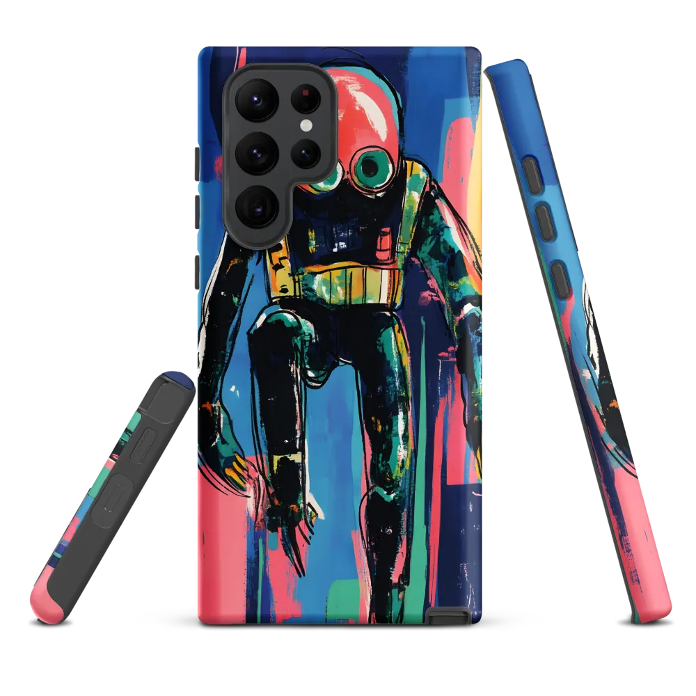 Diver in Vibrant Motion
