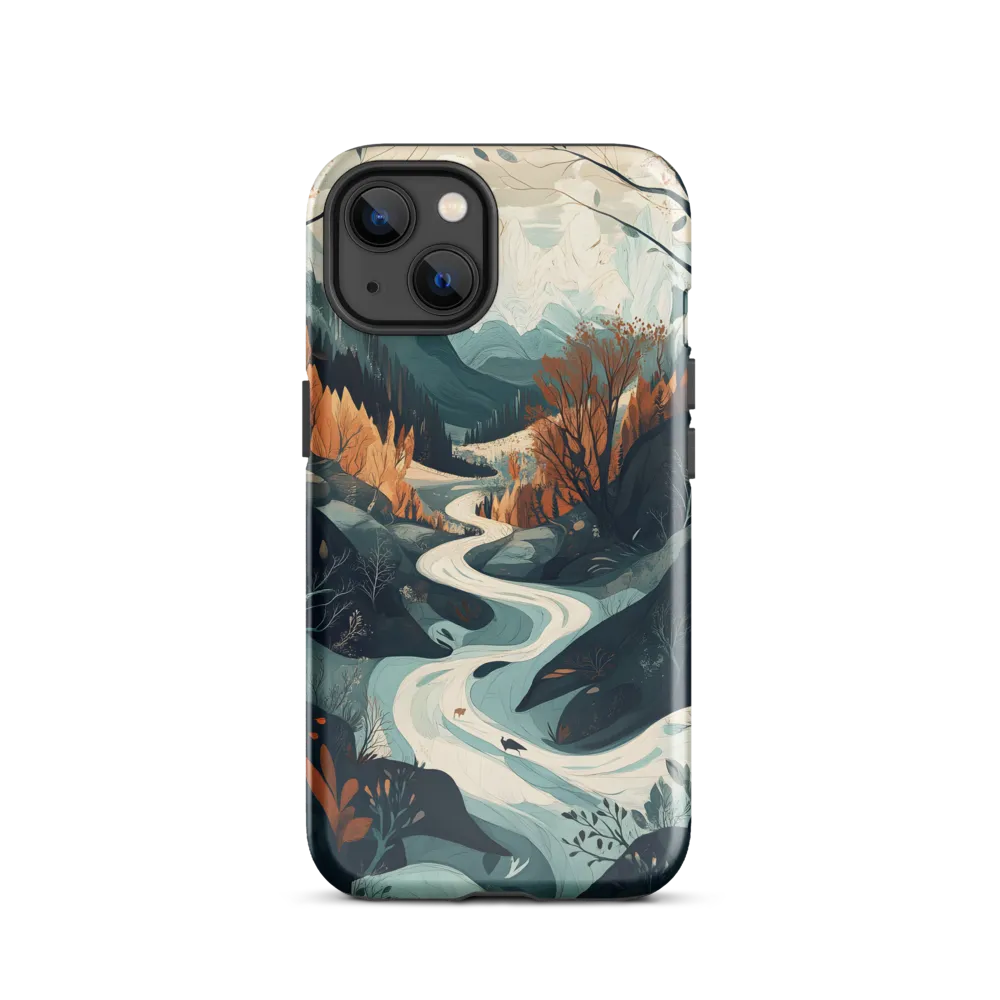 Winding Serenity: A Digital Landscape
