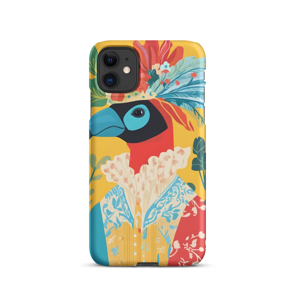 The Regal Parrot: A Celebration of Color | Phone Case |  11 | Snap Case | Matte