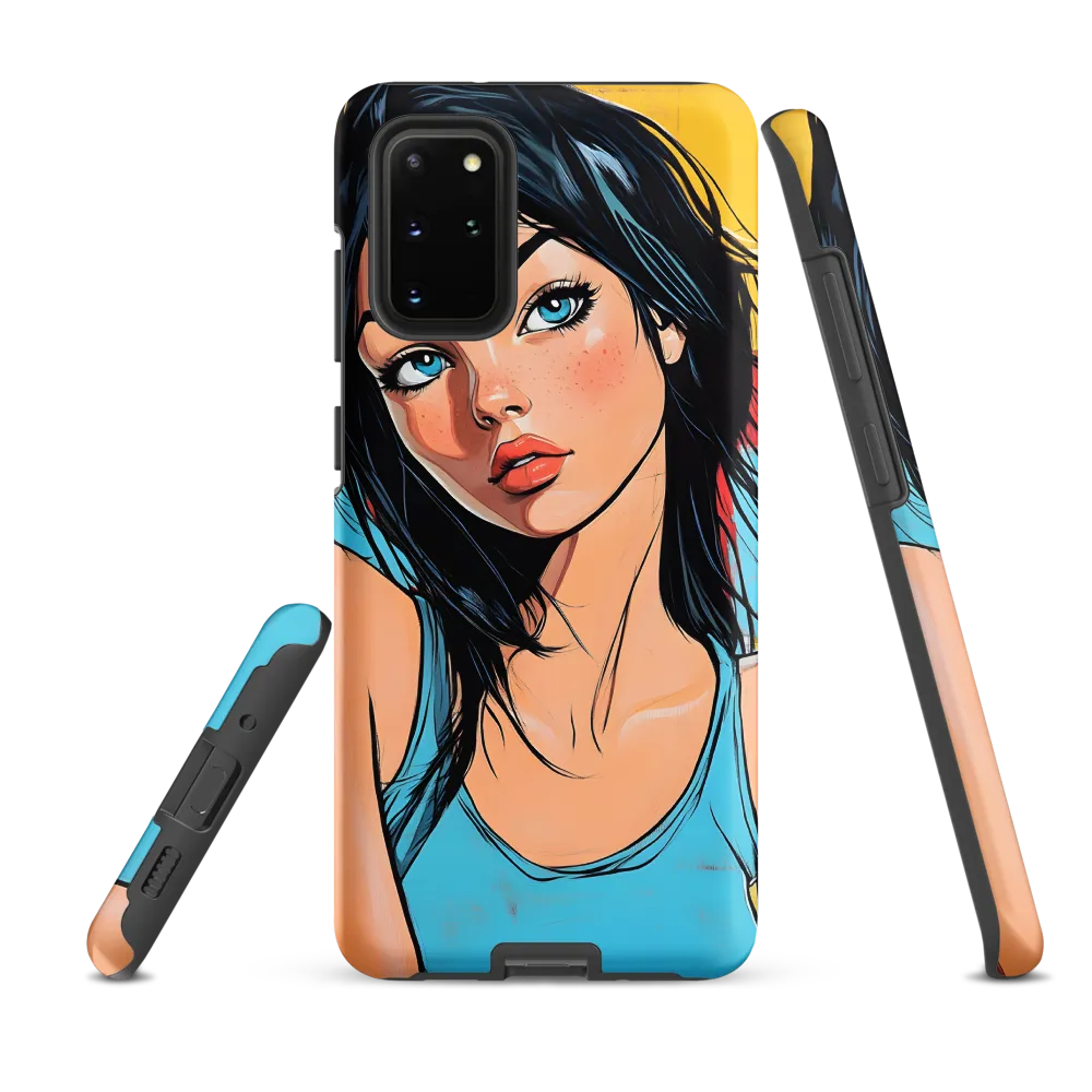 Vibrant Portrait of Modern Youth | Phone Case |  S20 Plus | Tough Case | Matte