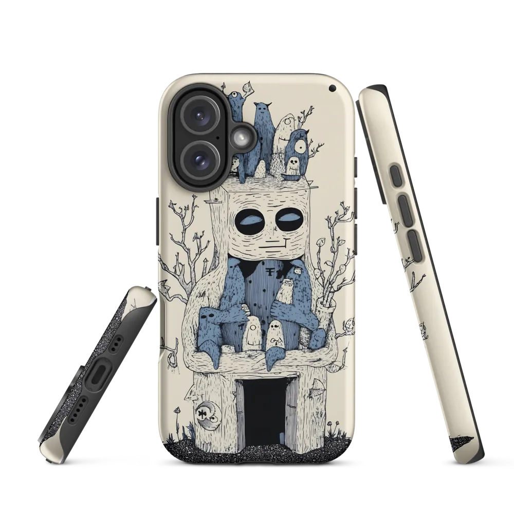 Whimsical Treehouse of Creatures | Phone Case